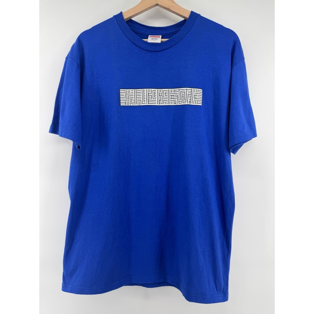 Supreme Optical Illusion Box Logo T-shirt from Fall/Winter 2011 Size Large